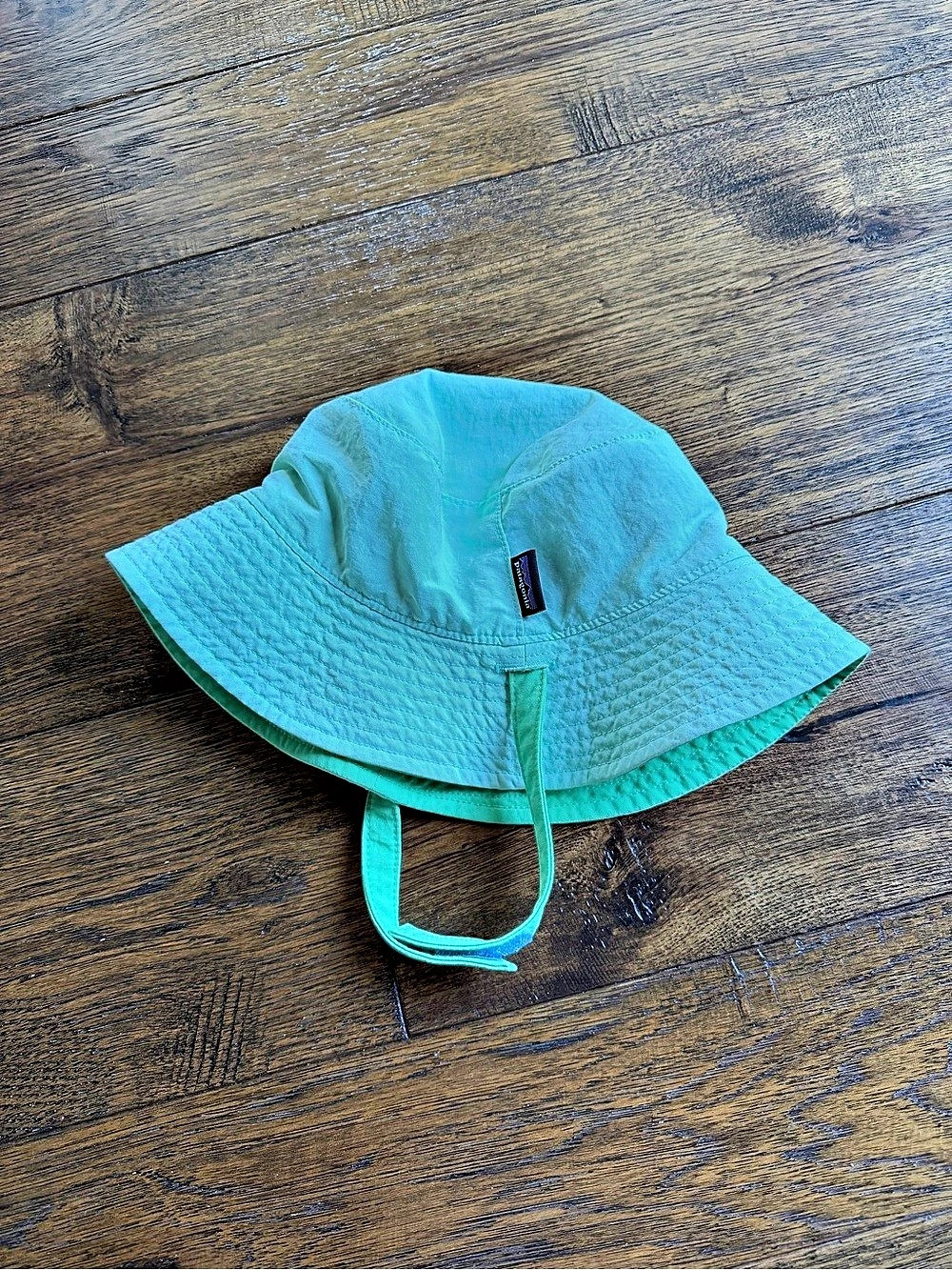 Patagonia Baby Sun Bucket Hat Blue & Green